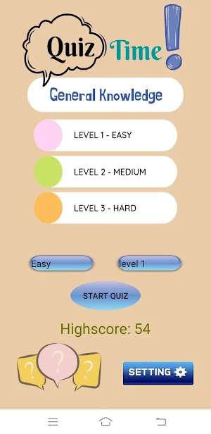 GK Quiz English Screenshot 0