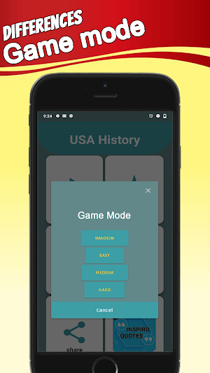 The History Of USA MCQ Quiz Screenshot 0