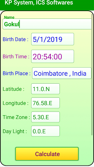 KP System & Jamakkol Astrology (English) Screenshot 2