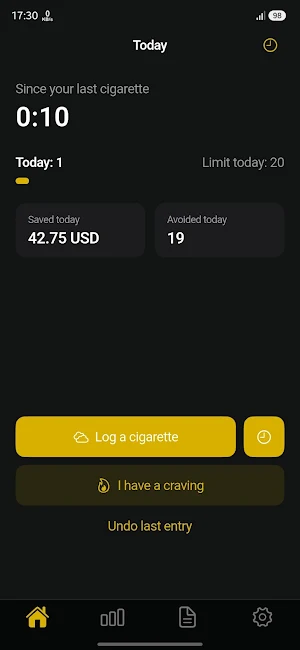 Quitracker: Quit Smoking Screenshot 0