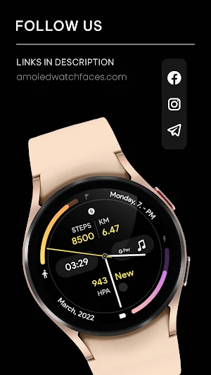 Awf Fit Dash [A] - watch face Screenshot 2