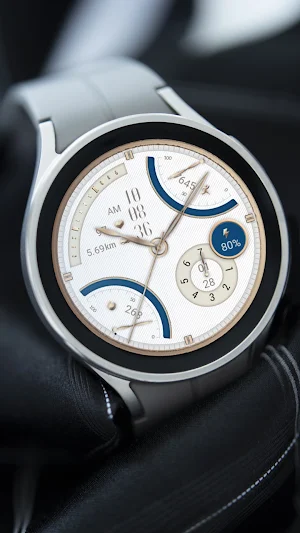 ZKin Watch Face Blue Quartz Screenshot 1