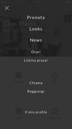 Serena Antonini Hairdresser Screenshot 1