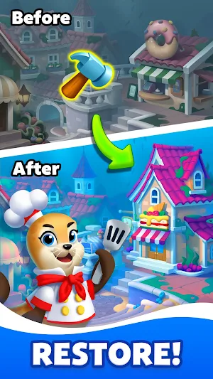 Merge Ocean - Chef Restaurant Screenshot 2