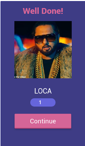 Yo Yo Honey Singh Game: Guess Name Of Song Screenshot 1