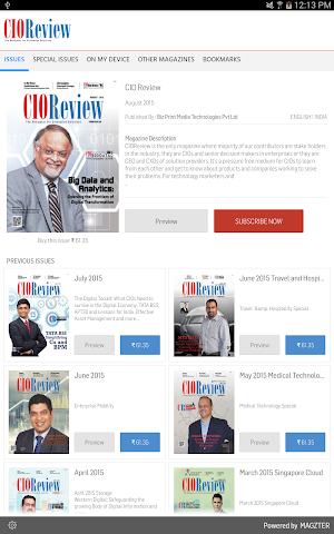 CIO Review Screenshot 0