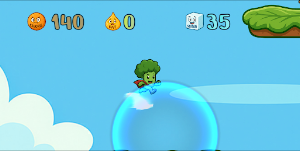 Super Broccoli Healthy Jump Screenshot 2