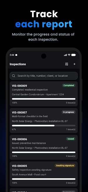 Inspections and Surveys Screenshot 1