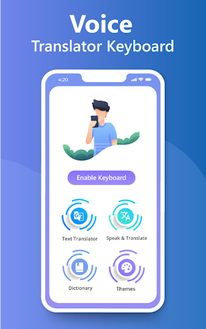 Voice Translator Keyboard - Speak to Translate Screenshot 0