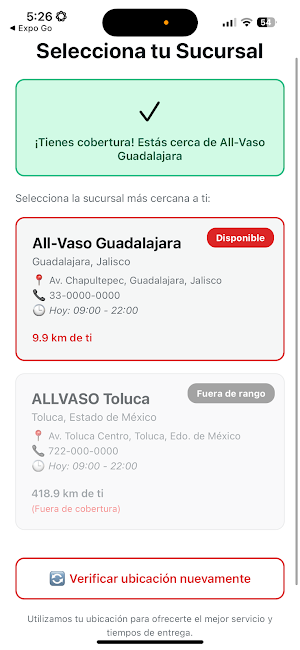 All-Vaso Delivery de Bebidas Screenshot 1