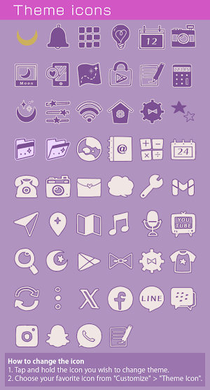 Lilacs Theme +HOME Screenshot 3