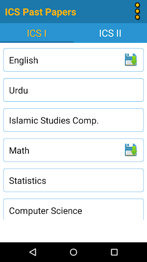 ICS Part 1 & 2 Past Papers Solved Free – Offline Screenshot 1