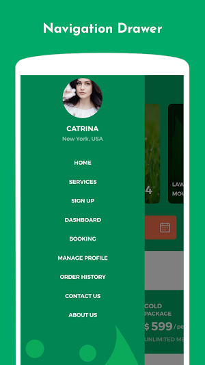 Lawn Clean React Native Theme Screenshot 1
