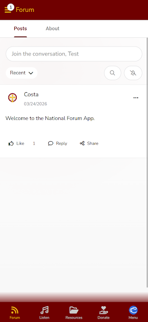 National Forum - NFGOCM Screenshot 1