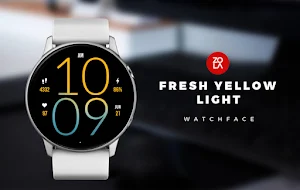 Fresh Yellow Light Watch Face Screenshot 0