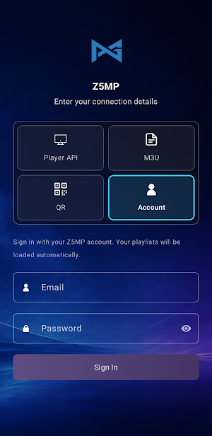 Z5 Media Player Screenshot 1