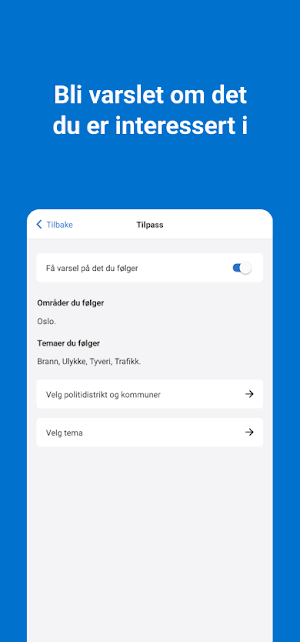 Politiloggen Screenshot 3