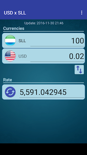 US Dollar Sierra Leonean Leone Screenshot 1
