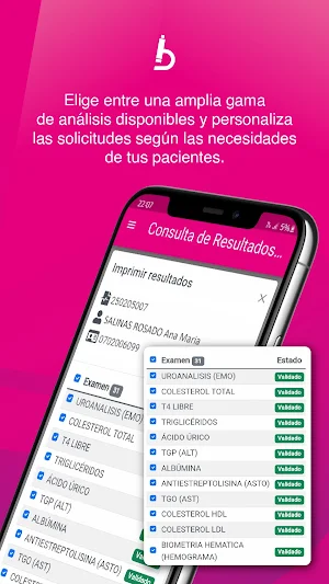 Laboratorios Bioanálisis Screenshot 1