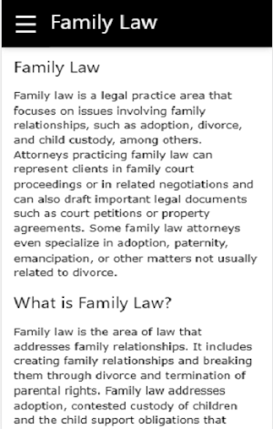 Family Law Screenshot 1