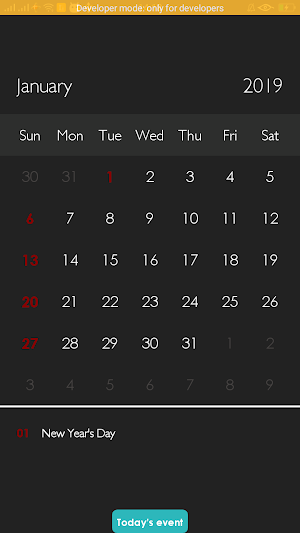 Denmark Calendar 2020 Screenshot 1