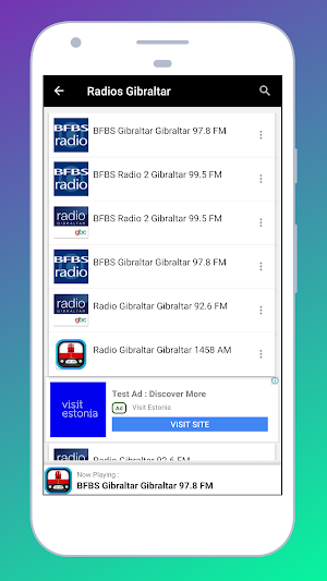 Radio Gibraltar + Radio online Screenshot 2