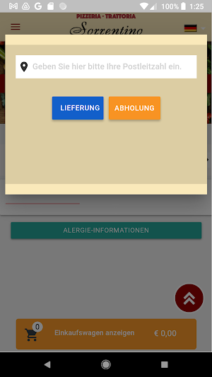 Pizzeria Trattoria Sorrentino Screenshot 2