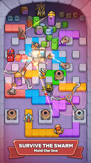 Tetro Defense: Rogue TD Game Screenshot 3