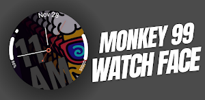 Monkey 99 Wathface Wear OS Screenshot 0