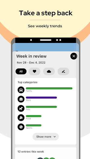 momentory - mindful journaling Screenshot 3