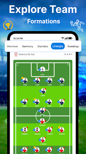 Live Football Match Score Screenshot 1
