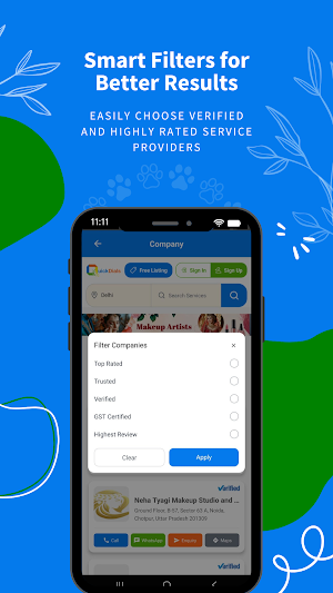 Quick Dials – Service Finder Screenshot 2