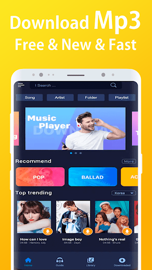 Play Tube MP3 Music Downloader Screenshot 1