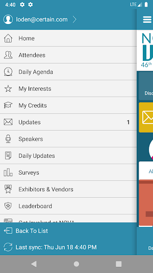NOVA Mobile App Screenshot 1