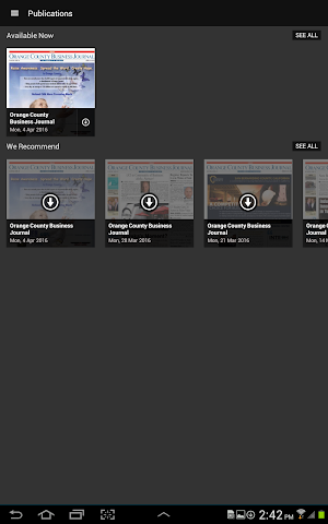 Orange County Business Journal Screenshot 0