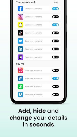 nudge – Digital Business Card Screenshot 3