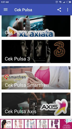 Cara Cek Pulsa Screenshot 1