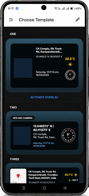GPS Camera: Map & Timestamp Screenshot 3