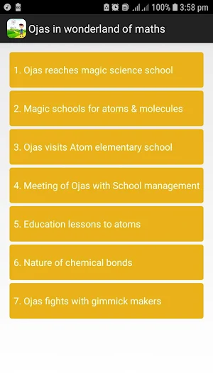 Ojas in wonderland of science Screenshot 1