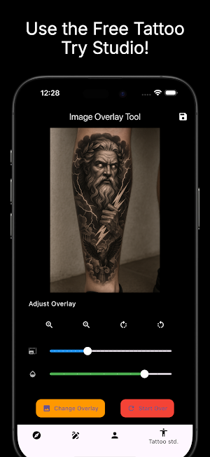 BlackInk : AI Tattoo Generator Screenshot 1