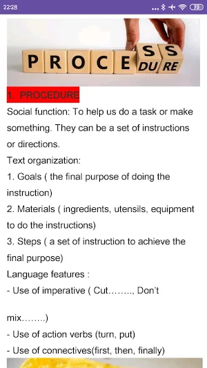 English Genre Text Screenshot 0