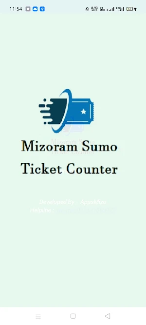 Mizoram Sumo Ticket Counter Screenshot 1