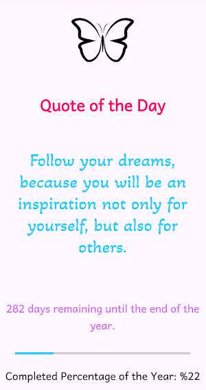 Daily Motivation Screenshot 1