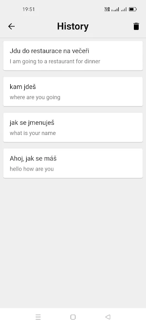 Czech To English Translator Screenshot 2