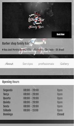 Barber shop family hair Screenshot 1