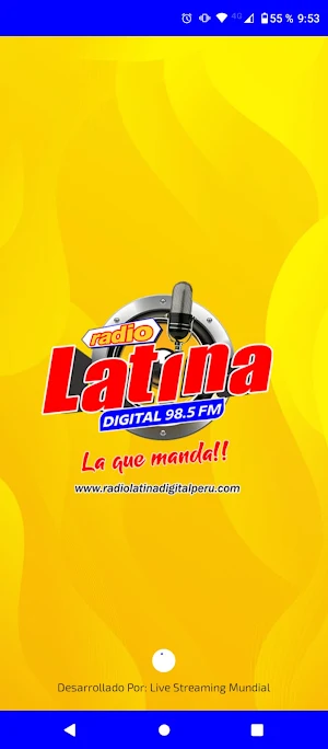 Radio Latina Digital Screenshot 1