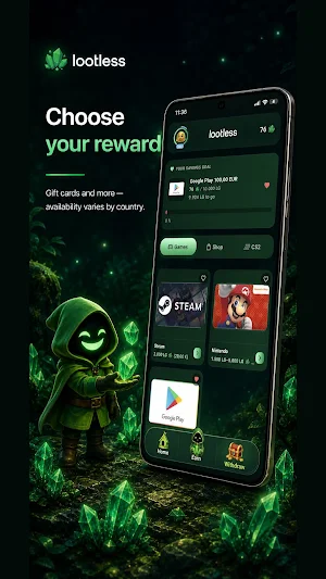 Lootless: Earn Rewards Screenshot 2