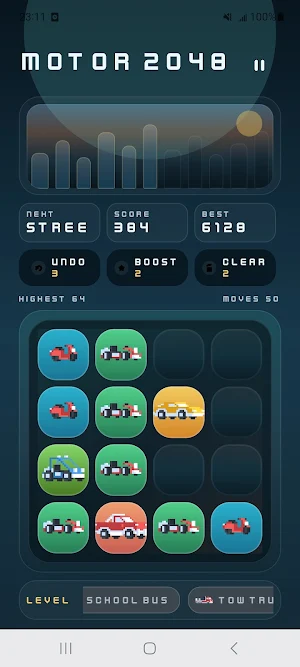 Motor2048 Screenshot 1
