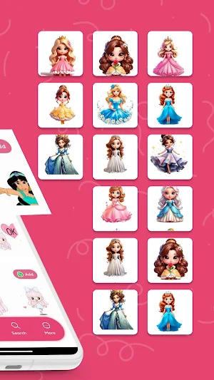Princess Stickers Screenshot 2