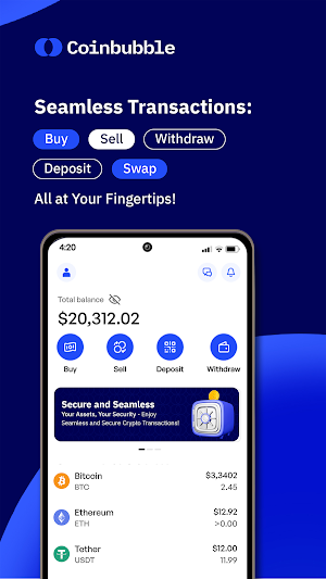 Coinbubble: Buy/Sell Bitcoin Screenshot 0